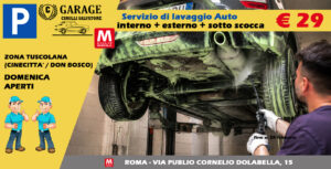Scopri di più sull'articolo Lavaggio Sottoscocca Roma | Interno + Esterno a €29 – Parking Cirulli